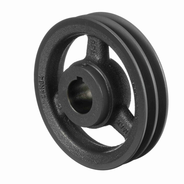 2 Groove Cast Iron Fhp - Finished Bore Sheave, 2AK64X 1 3/8